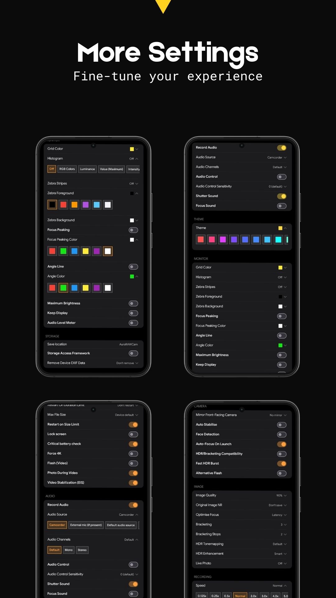 Professional Settings